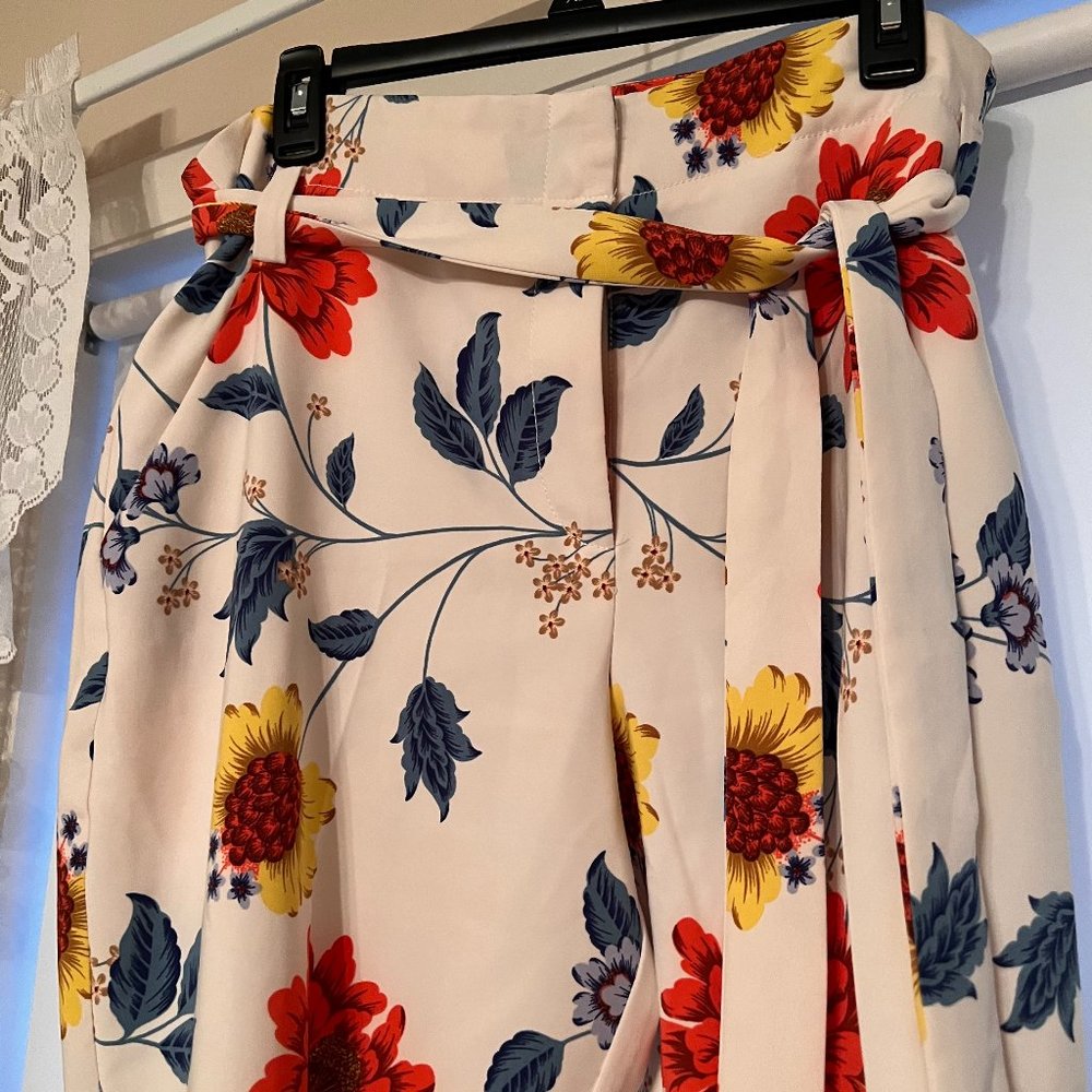 NY&C Floral Dress Pants